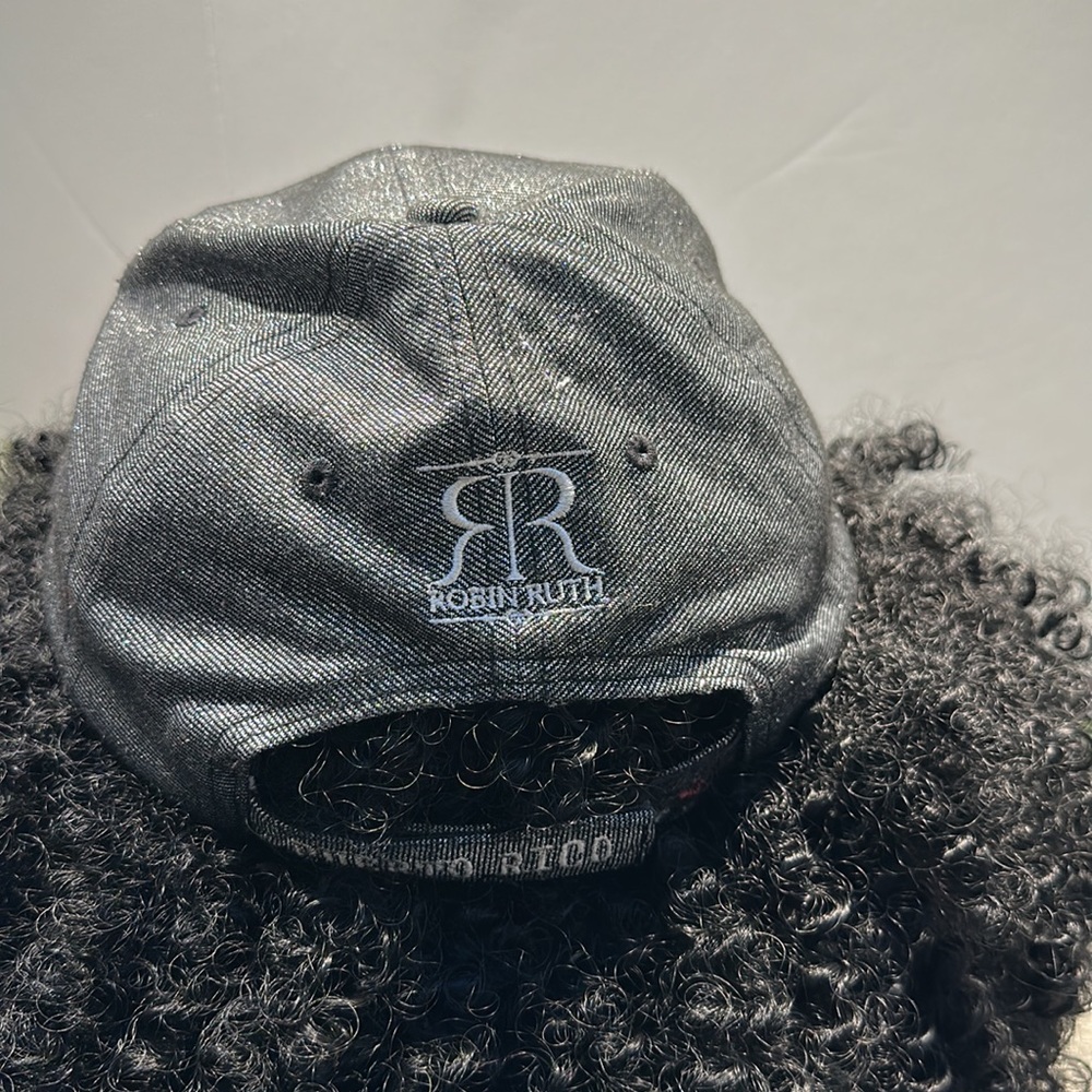 New Robin Ruth Silver Sparkle Puerto Rico Adjustable Hat - Picture 4 of 7